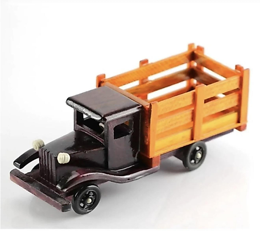 Ahsap Kamyon Açik Kasa Büyük El Yapimi