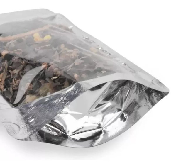 DOYPACK ŞEFFAF  METALİZE  KİLİTLİ  13*22.5  250 GR  100 ADET