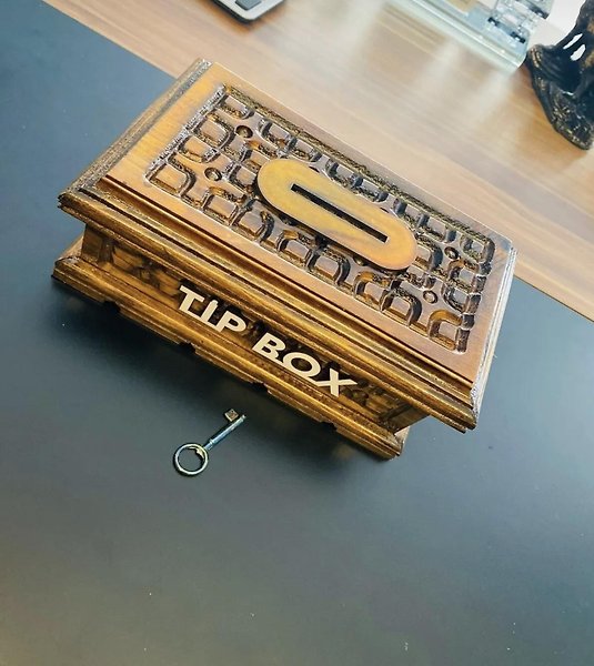 Lüks Ahşap  ceviz el işciliği Tip Box Bahsis Kutusu
