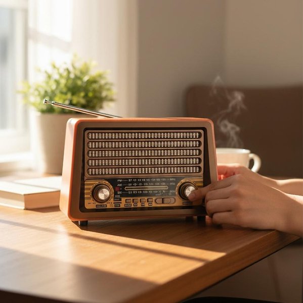 Rt-750 Bluetooth Fm-Usb-Tf-Aux Şarjlı Nostaljik Radyo