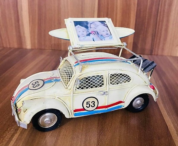 Volkswagen Beetle Classic Vosvos Dekoratif Metal Araba