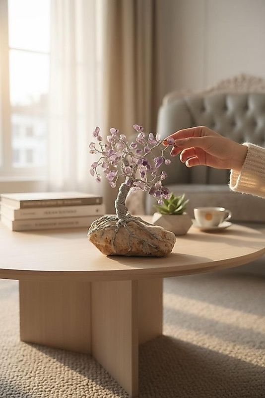 FREFLY 14 şubata özel bir hediye Doğanın şifasını ve estetiğini DOĞAL AMETİS  20 cm