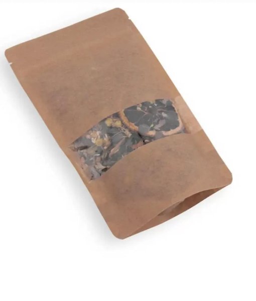 DOYPACK KRAF PENCERELİ KİLİTLİ 13 *22.5  250 GR. 50 ADET