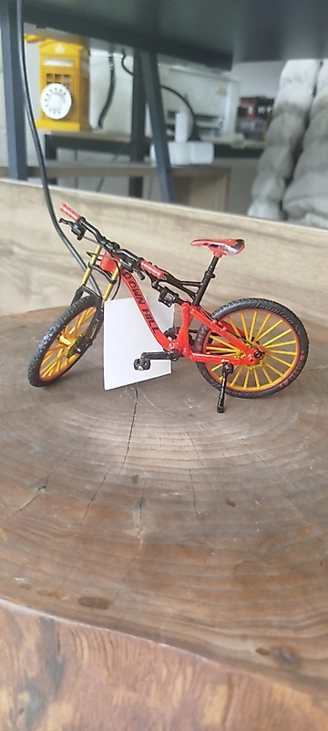 1/10 Ölçekli metal Dağ bisikleti hareketli süspansion koleksiyonluk ürün