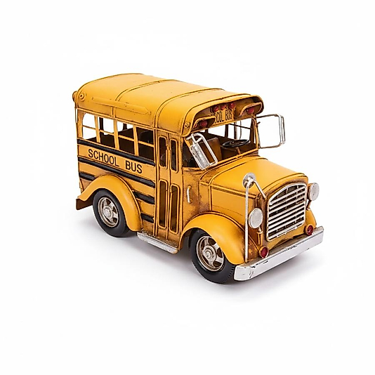 Frefly dan NOSTALJİK SARI OKUL OTOBÜSÜ METAL BÜYÜK BOY 31CM