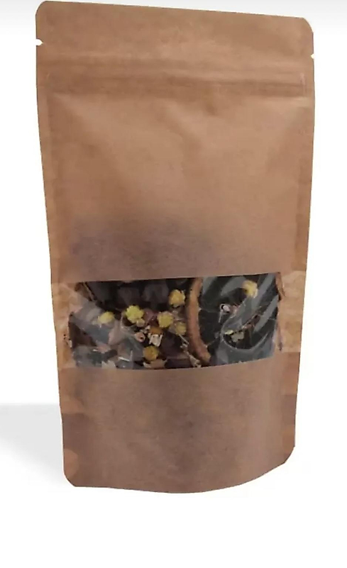 DOYPACK KRAF PENCERELİ KİLİTLİ 13 *22.5  250 GR. 50 ADET