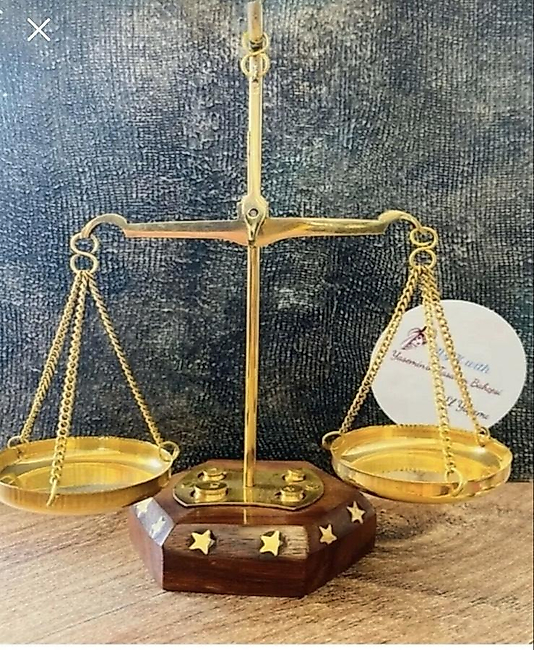 FREFLY Hakim Savcı Avukat Hediyesi Adalet Terazi Pirinç Hassas Terazi