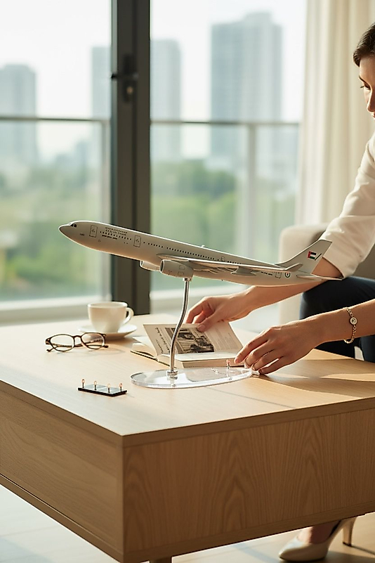 FREFLY Airbus A330-300 Model Uçak,GRİ Renkli Uçak Maketİ