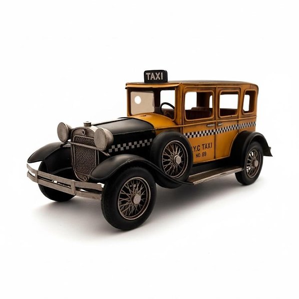 1931 Ford Window Coupe Taksi Metal El Yapımı Dekoratif Araba