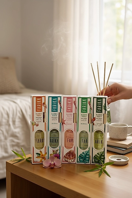 4'LÜ SET 50 ml ÇUBUKLU ODA KOKUSU