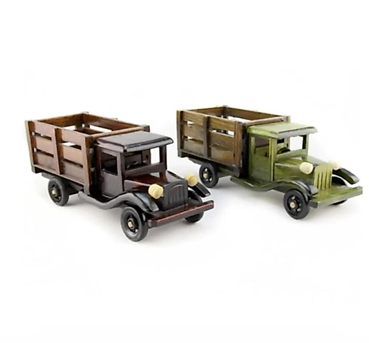 Ahsap Kamyon Açik Kasa Büyük El Yapimi