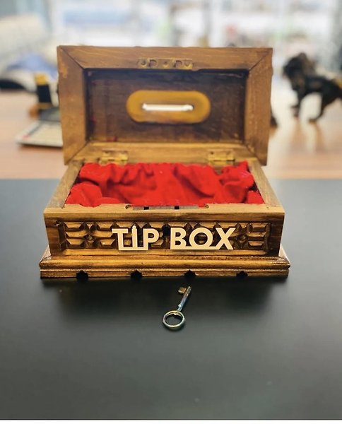 Lüks Ahşap  ceviz el işciliği Tip Box Bahsis Kutusu