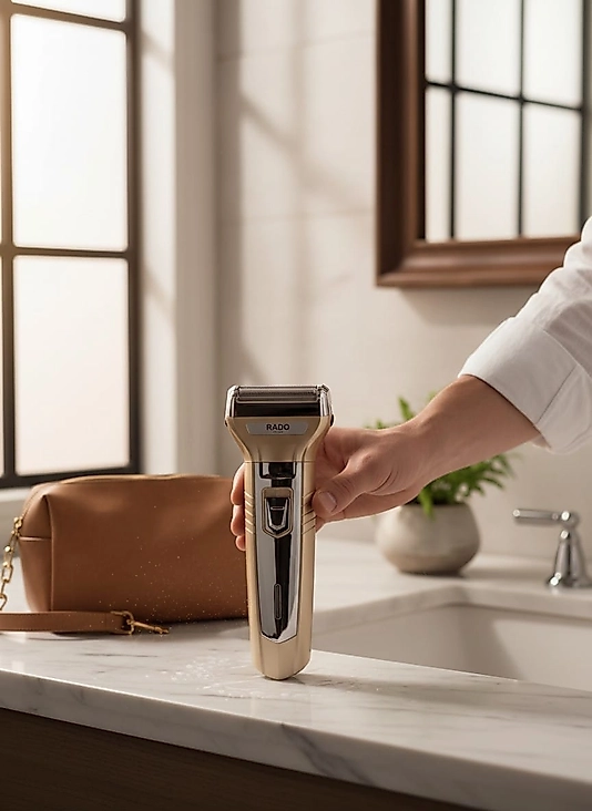 Profesyonel Şarjlı Sıfır Sakal Kesme Çift Bıçaklı Tıraş Traş Makinesi