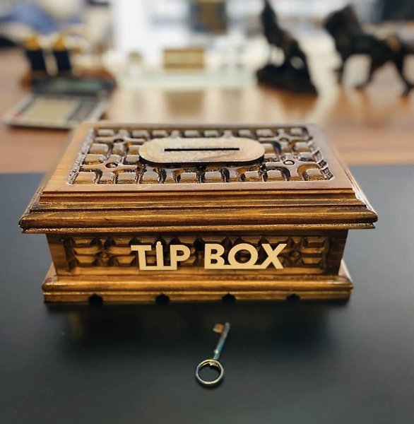 Lüks Ahşap  ceviz el işciliği Tip Box Bahsis Kutusu