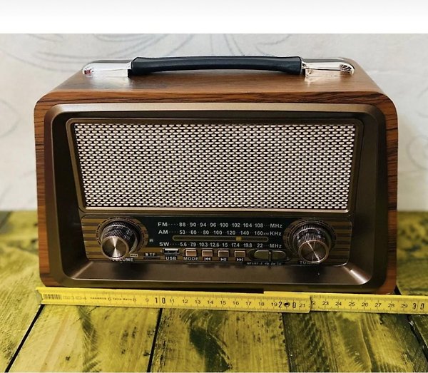 Nostaljik Radyo Ev Ofis Hediyesi Büyük Boy