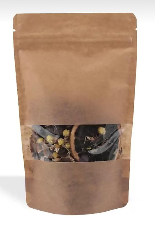 DOYPACK KRAF PENCERELİ KİLİTLİ 13 *22.5  250 GR. 50 ADET